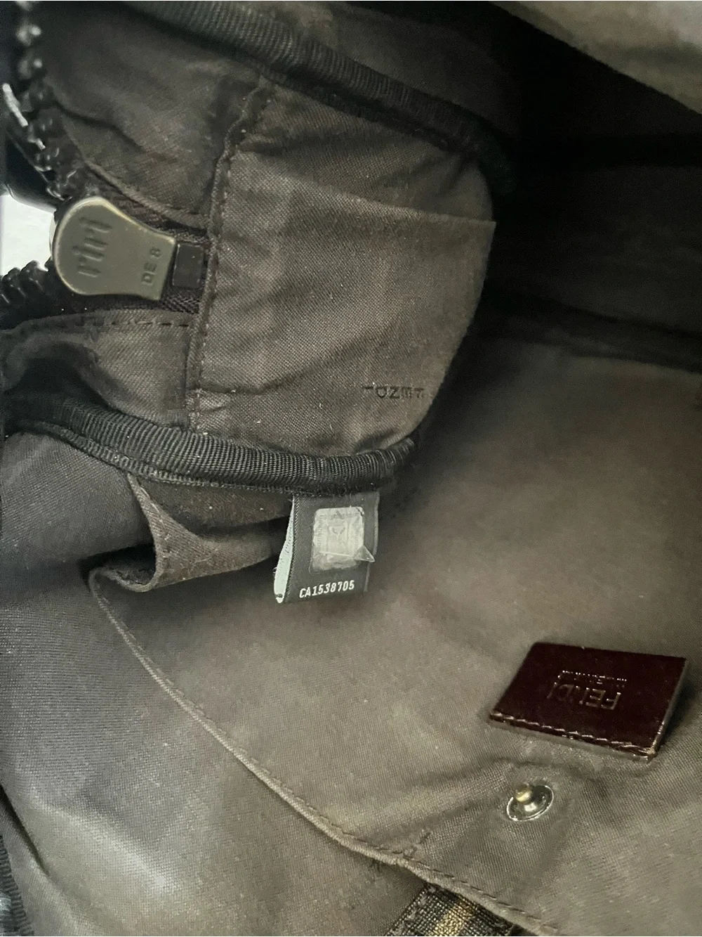 FENDI ZUcca unisex Messenger bag